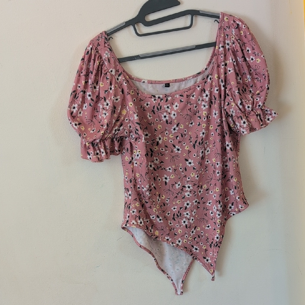 Floral Pink Women's Top